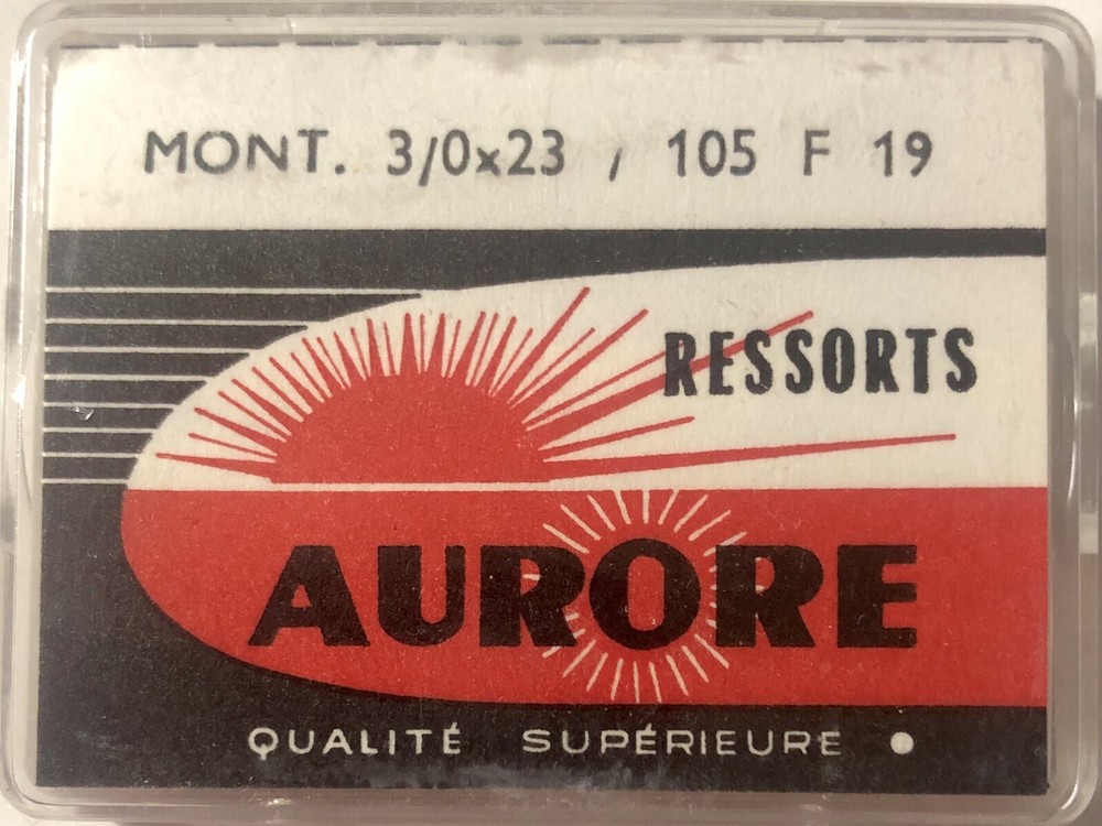 1X=1 Mainspring X 8610 1.05 X 0.075 Ø 6 Watch Spring 105 F 19 - 3 / 0 X 23