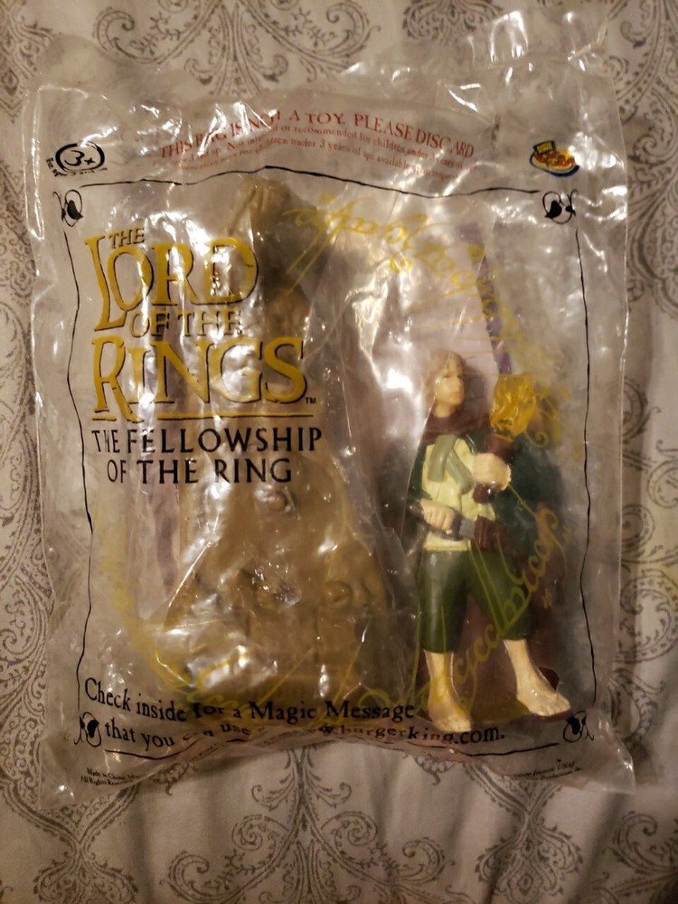 The Lord Of The Rings 2001 Burger King Figure Toy - Pippin