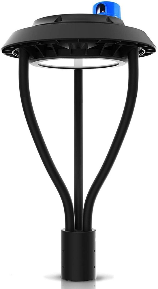 100W LED Outdoor Street Light for Garden, Pathway, Parking Lot - Dusk to Dawn Post Light with Energy-Efficient Design