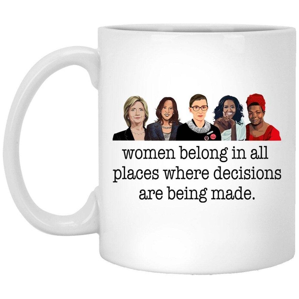 Empowering Women in Leadership White Coffee Mug