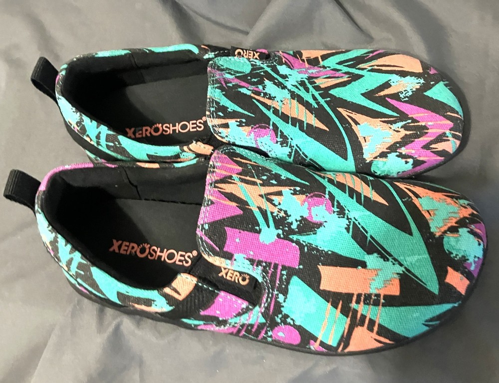 Xero Shoes Womens Aptos Hemp Canvas Slip On Lightweight Barefoot Shoe Size 6.5