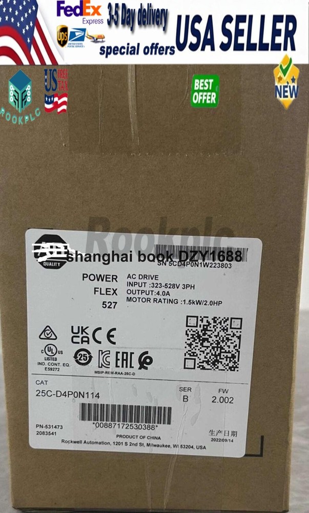 1PCS NEW 25C-D4P0N114 Via DHL or Fedex
