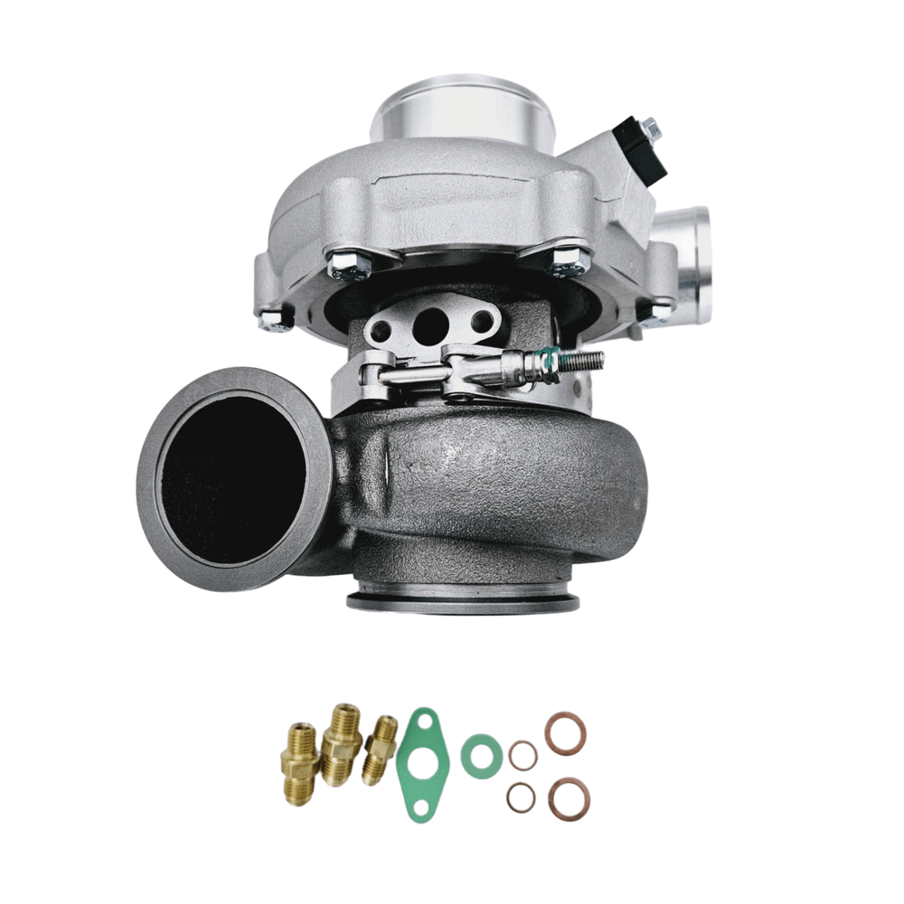 G30 660 Turbocharger AR.70 TH Turbo Curved Billet Ball Bearing 0.82A/R Vband HFL