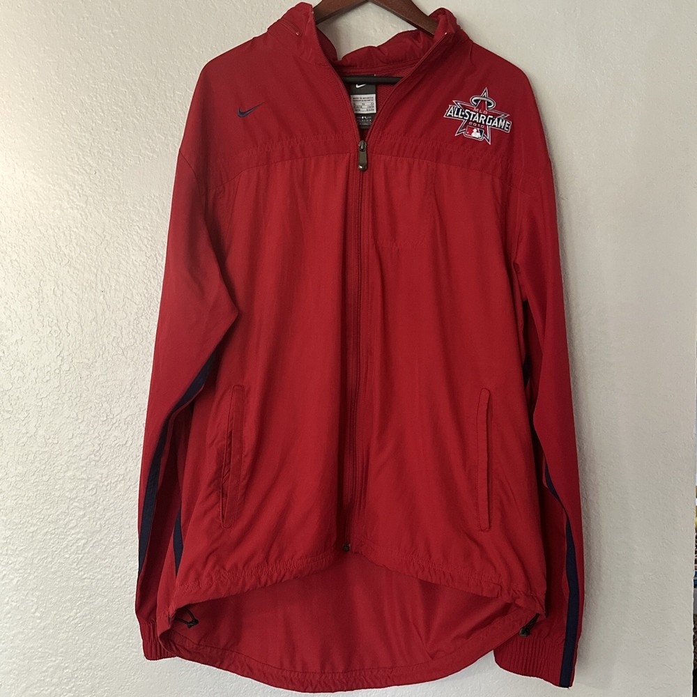 2010 MLB All Star game Baseball Los Angeles Angels Nike Full Zip Jacket XL