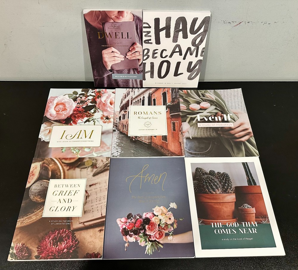 The Daily Grace Co. 8 Book Devotional Lot (Romans, Lamentations, Haggai, etc)