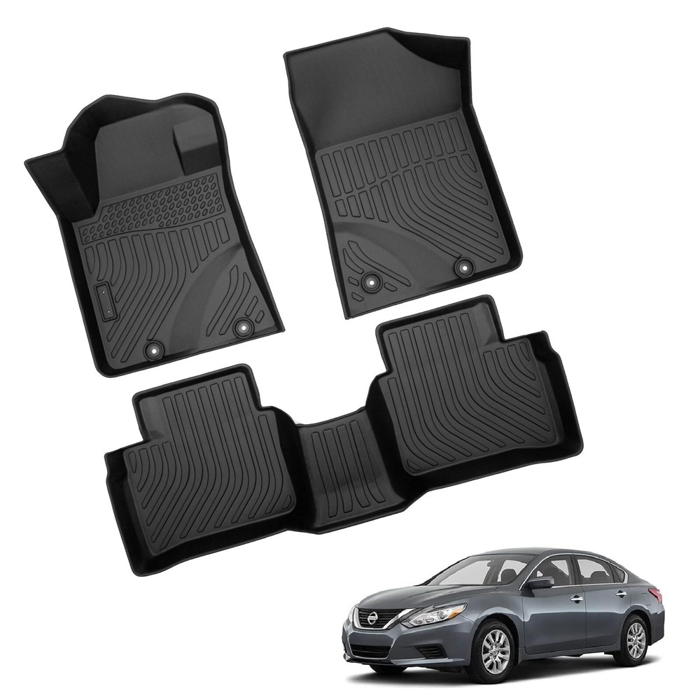 Durable TPE Rubber All Weather Floor Mats for 2014-2015 Nissan Altima Sedan