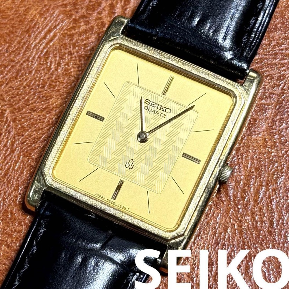 Vintage Seiko Dolce Square80 A67 Rare Operating Watch