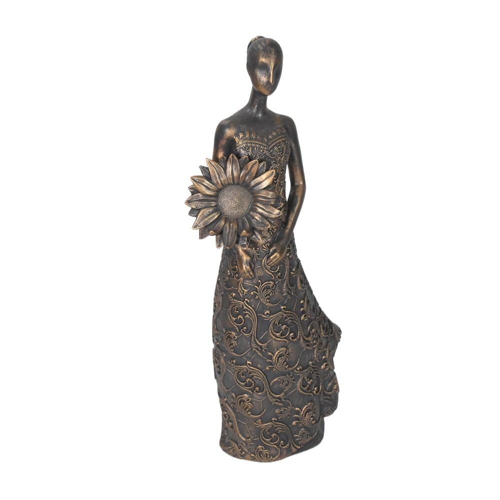 Fairy Garden Angel Statue Outdoor Resin Yard Lawn Decor
