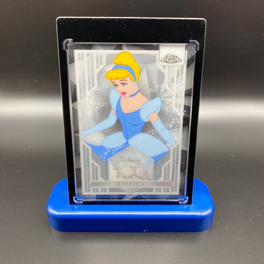 Cinderella Display Collectible Gift Disney 100 Topps Chrome Card Mickey