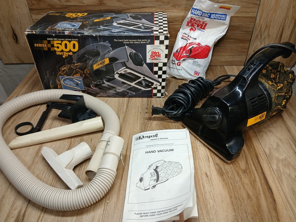 Royal Dirt Devil Series 500 Handheld Vacuum Cleaner Car Stair 25’ Cord Tested