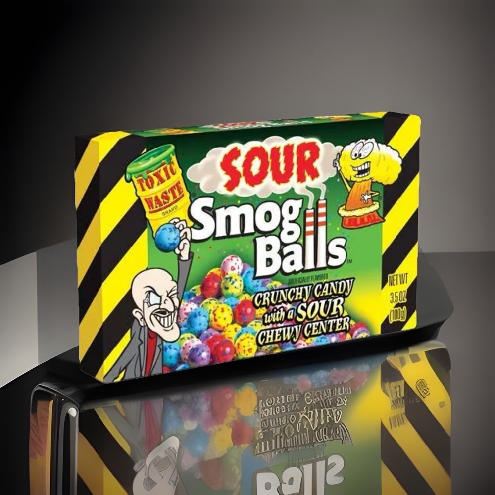 3 Sour Smog Balls Theater Boxes - 3.5oz Each - Exp 8/2025
