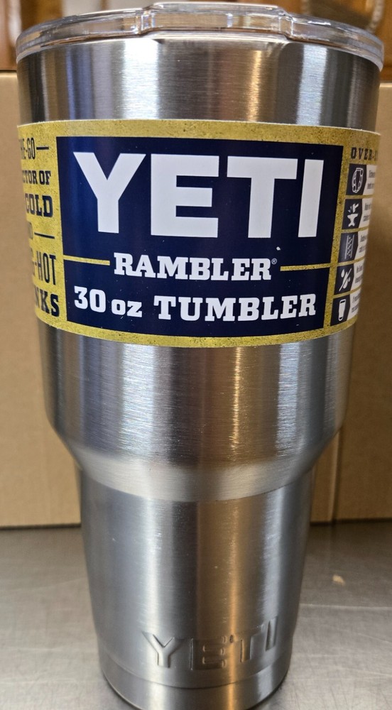 Upgrade with the YETI Rambler 30 oz Stainless Steel Vacuum Insulated Tumbler in Stainless #37