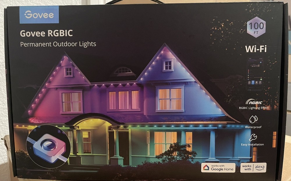 Govee H705A 100ft Smart RGBIC Outdoor Lights