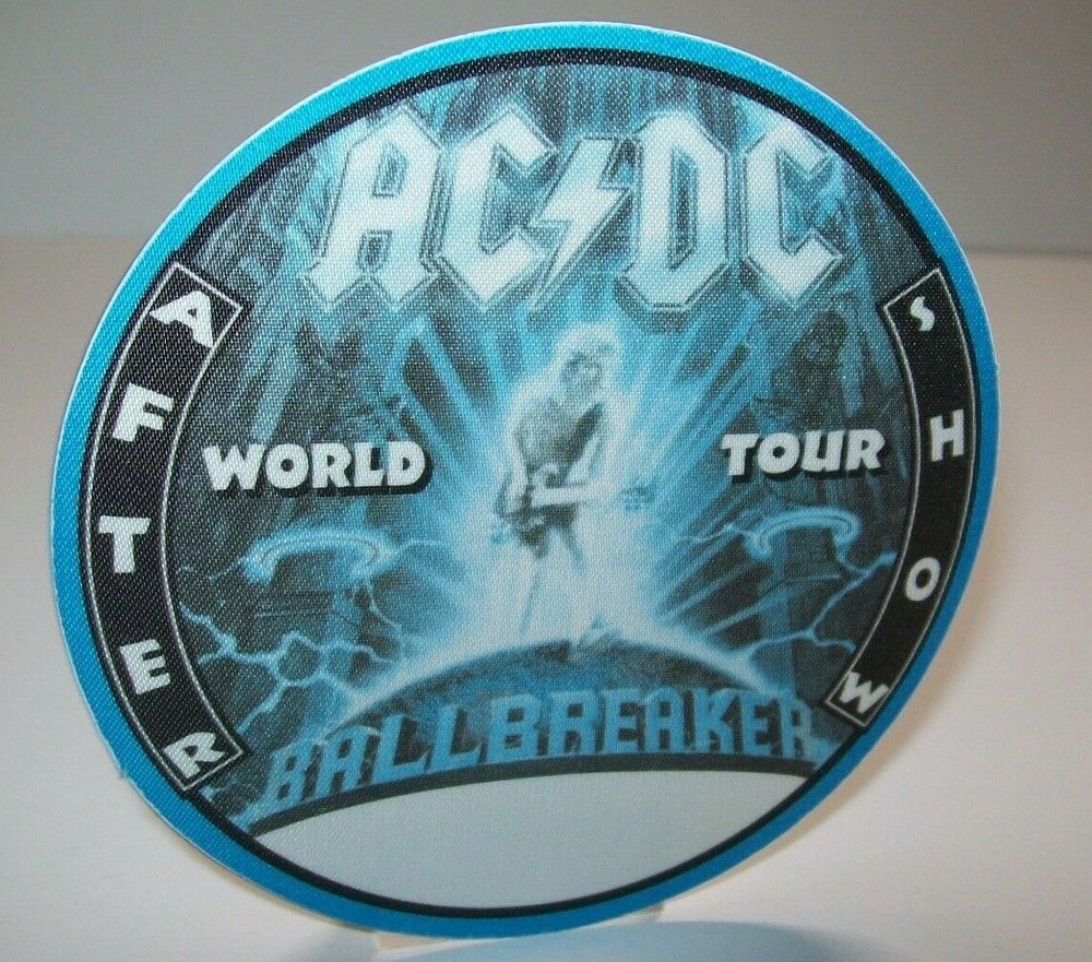 AC/DC Vintage Backstage Pass BallBreaker Tour Original 1996 Original Hard Rock