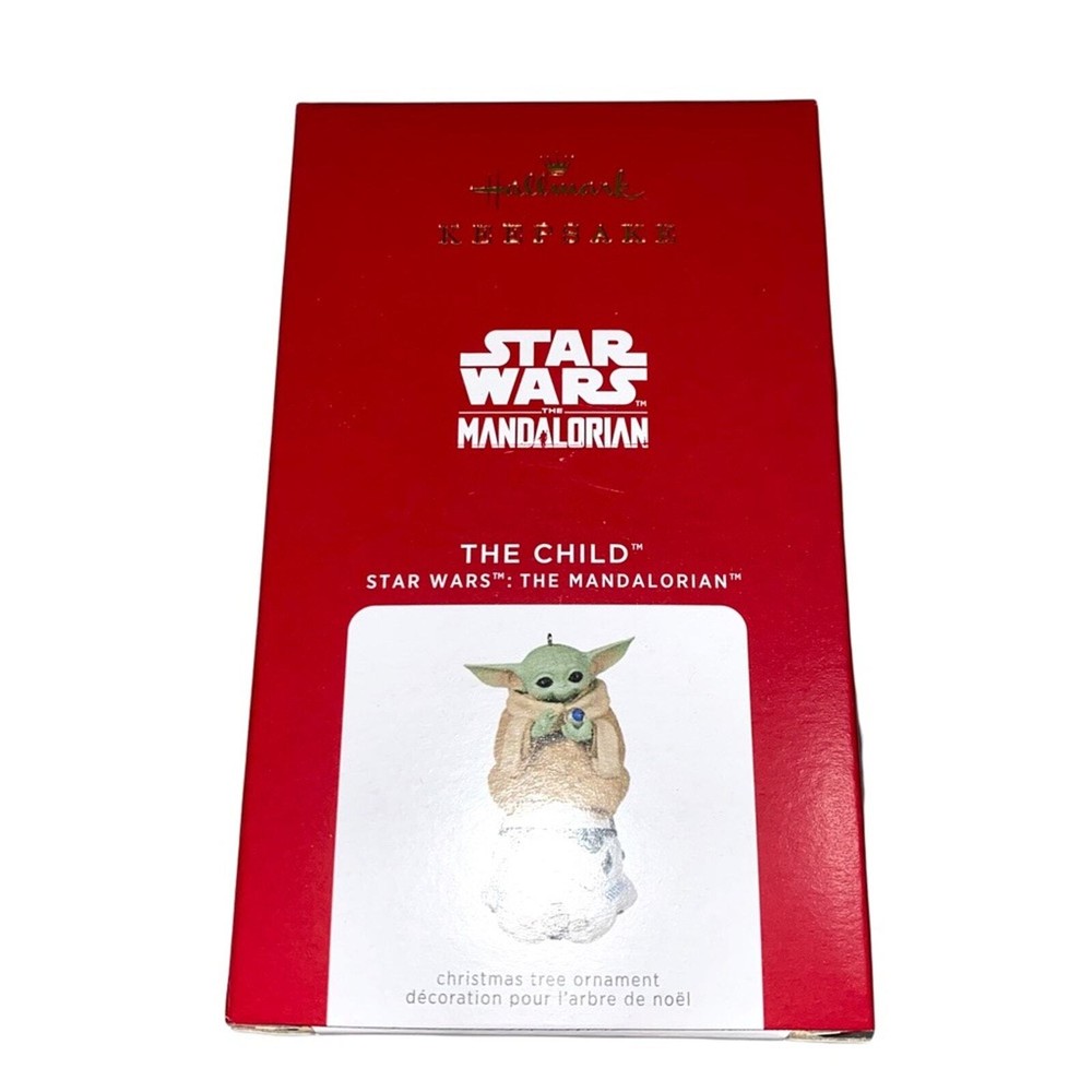 Hallmark Keepsake 2021 Star Wars Mandalorian The Child Christmas Ornament Brand New