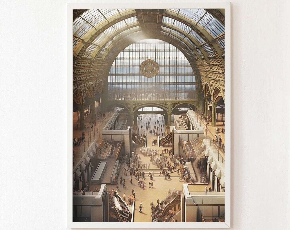 Musee Dorday Print Paris France Europe Travel Poster Print At Home Wall Art