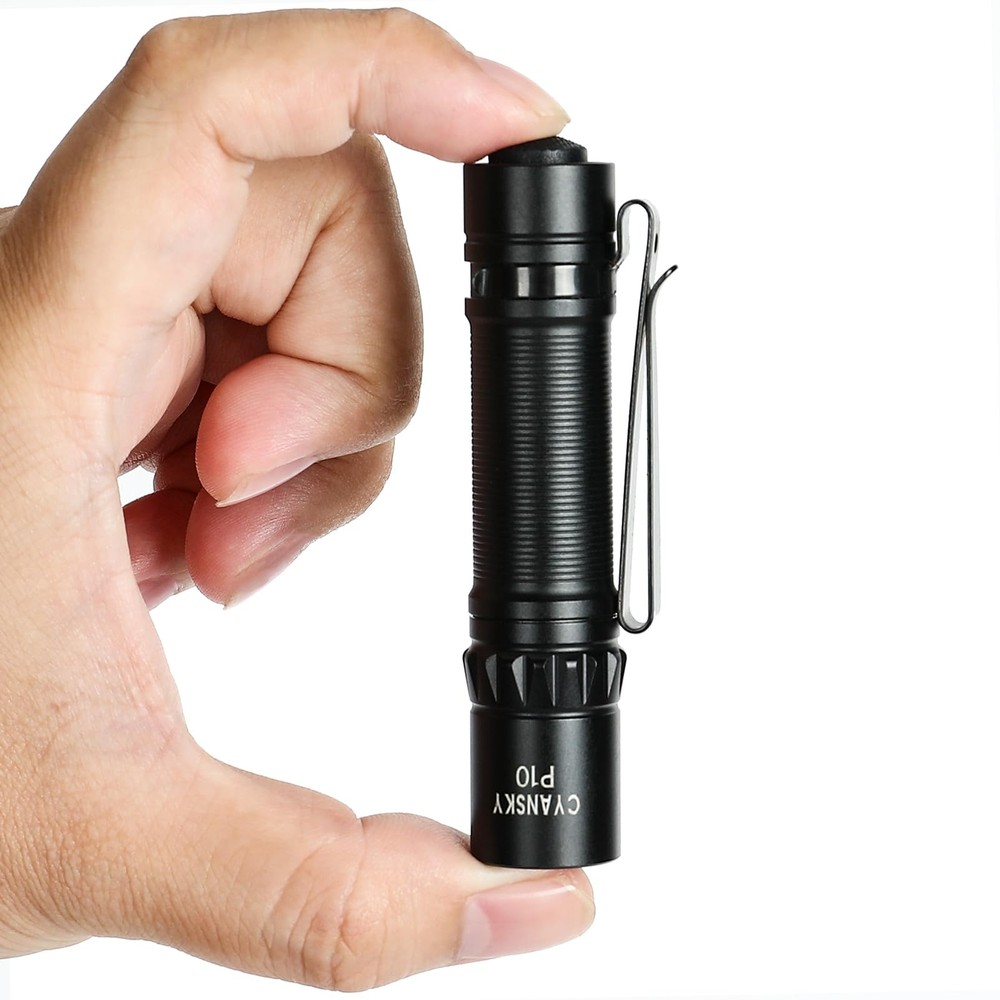 P10 300 Lumens Mini EDC Flashlight for Camping Hiking Outdoor