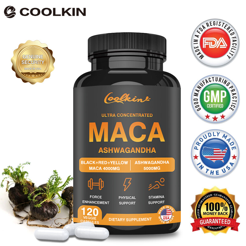Maca 9705mg - Ashwagandha,Testosterone Booster, Men's Health, Energy, Endurance