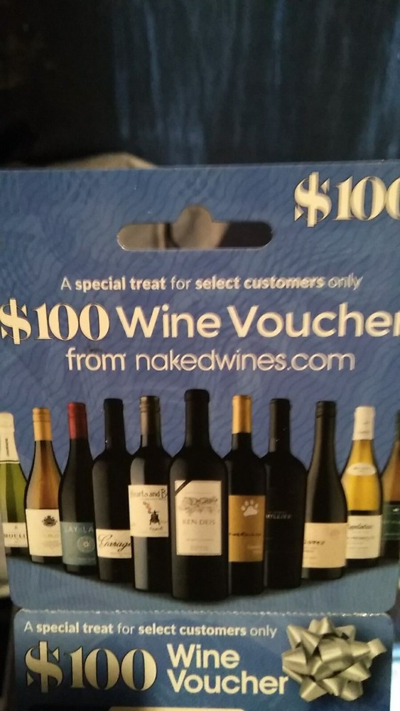 $100 Wine Voucher / Gift Card Nakedwines.com-image