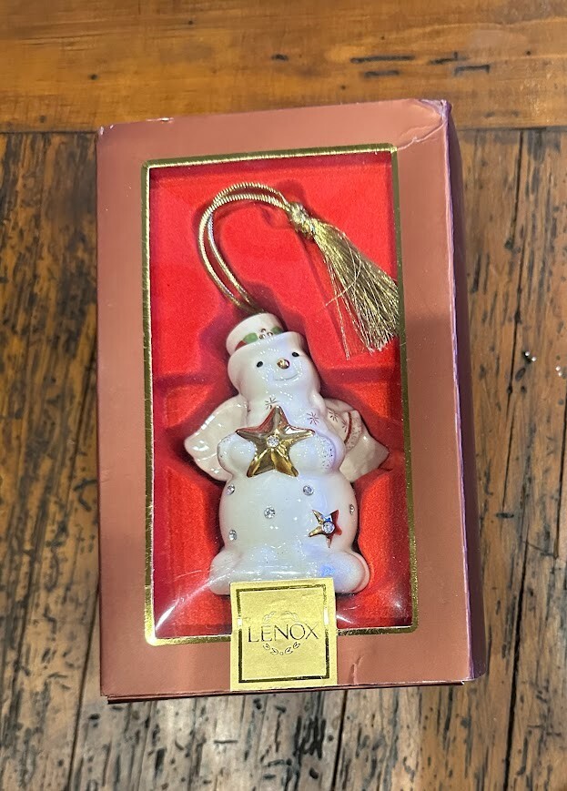 Lenox Razzle Dazzle Snowman in Great Condition