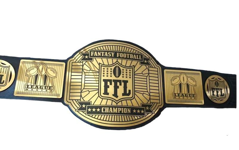 Fantasy Football Champion Belt Limited Edition Full Size Rare Collectible-image