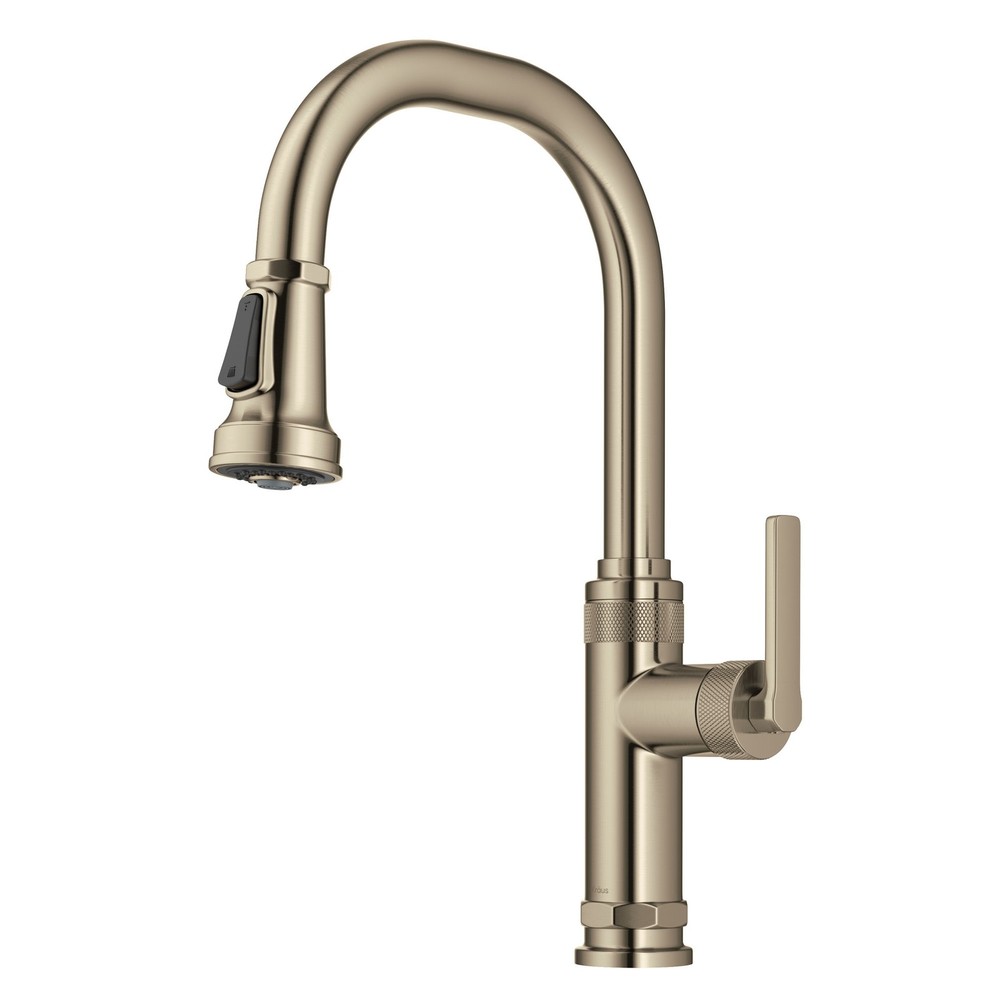 Kraus KPF-4102 Allyn 1.8 GPM Spot Free Antique Single-Hole Pull Down Kitchen Faucet