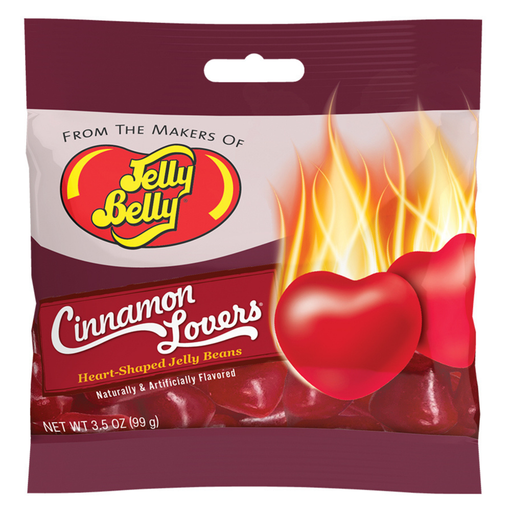 Jelly Belly Cinnamon Lovers Heart Shaped Jelly Beans