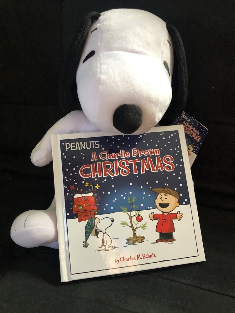 NEW Snoopy Plush & Story Book Set, NEW “A Charlie Brown Christmas”