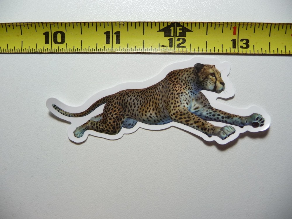Running Cheetah Wildlife Sticker Decal for Nature Lovers