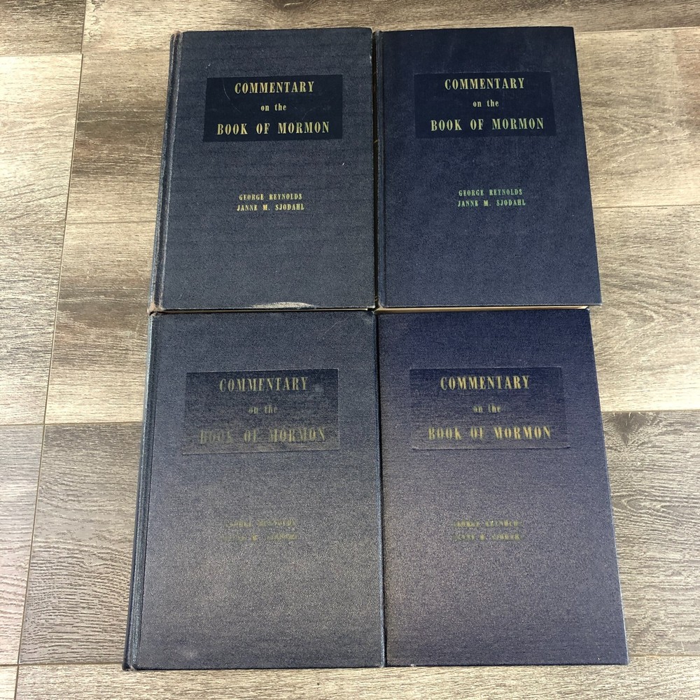 Commentary on the Book of Mormon Vols 1-4 Vintage LDS Hardcover Books