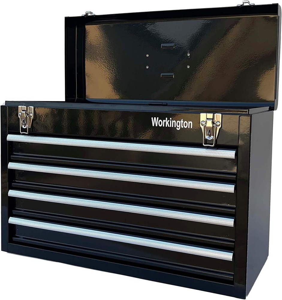 Workington Portable Metal Tool Chest with 4 Drawers, 20