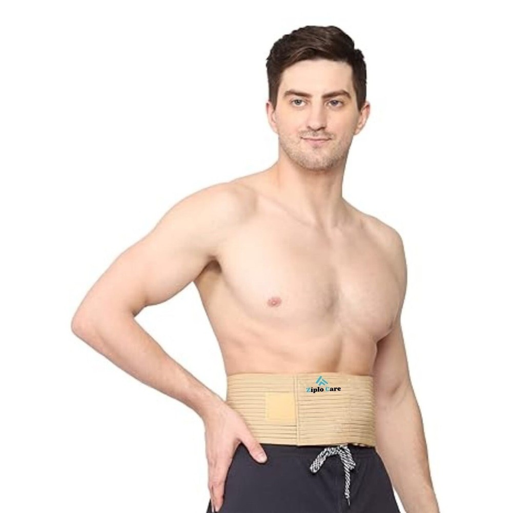 ZIPLO CARE Adjustable Umbilical Hernia Belt Hernia Support Brace With Removable