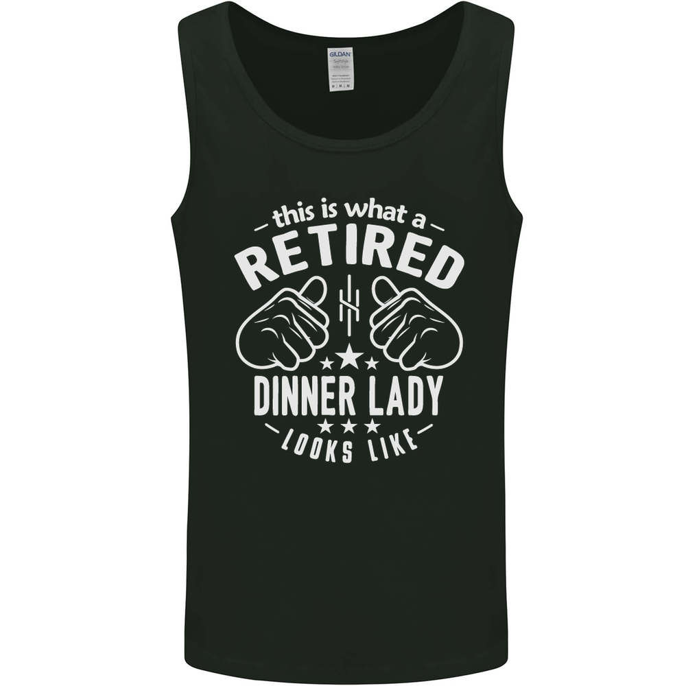 An Retired Dinner Lady Looks Like Mens Vest Tank Top