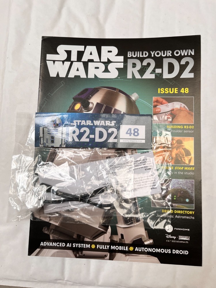 1:2 SCALE FANHOME STAR WARS BUILD YOUR OWN R2-D2 ISSUE 48 COMPLETE WITH PART
