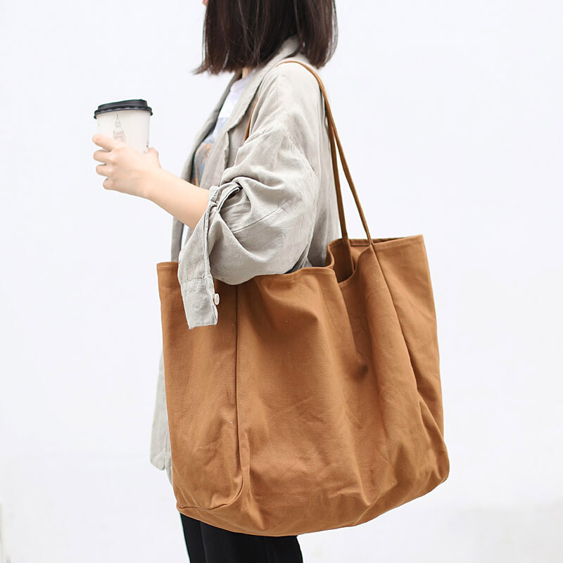 Women's Shoulder Bags For Shopping Canvas Totes