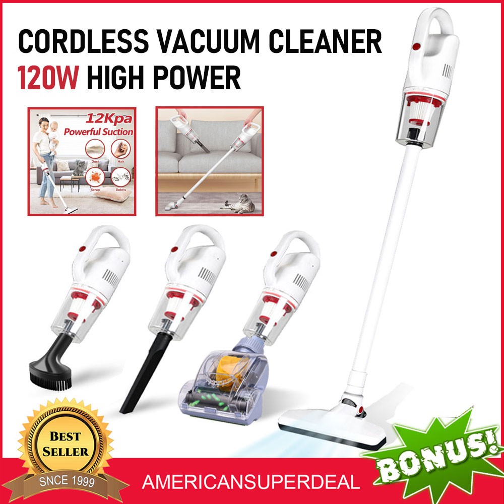 120W Cordless Vacuum Cleaner Household Cleaners Handheld Stick Vacuum Cleaner