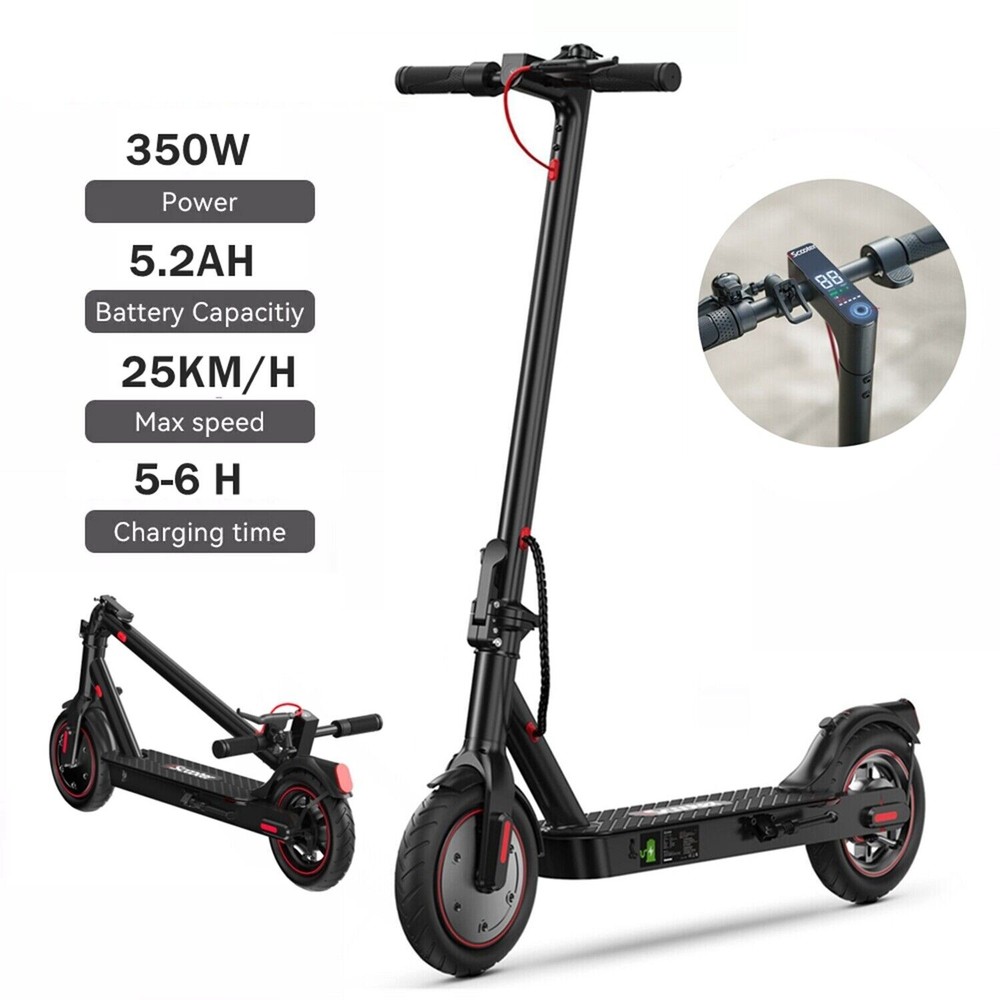 iScooter 350W Fast Folding Electric Scooter for Adults with Long Range
