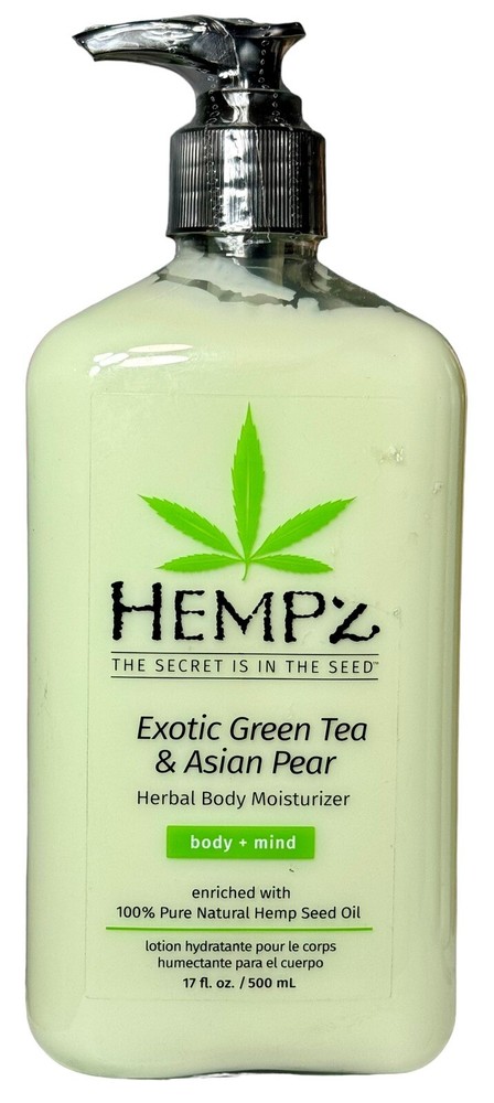 Hempz Exotic Green Tea and Asian Pear Herbal Body Moisturizer Fluid - 17oz