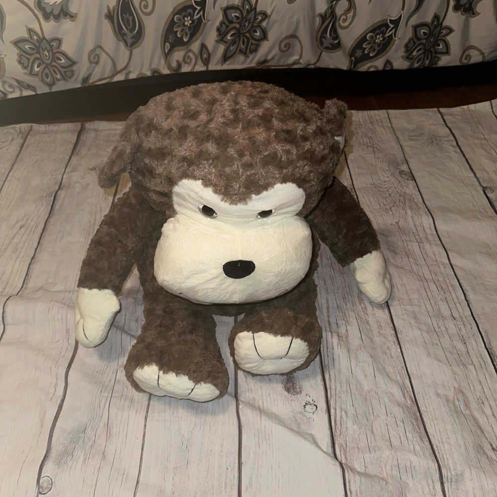 plush monkey stuffed animal Giant 30 Inch Ikasa  NWT