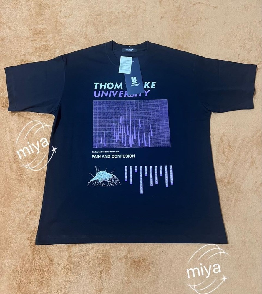 Undercover Thom Yorke 24AW Tee Pain Confusion TShirt Black Size L (US M) NEW