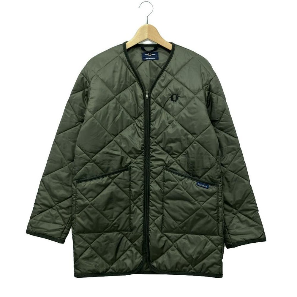 Fred Perry Men's Collarless Jacket Quilted XS 0f794d906941f5744fc0f91b9f1f06db