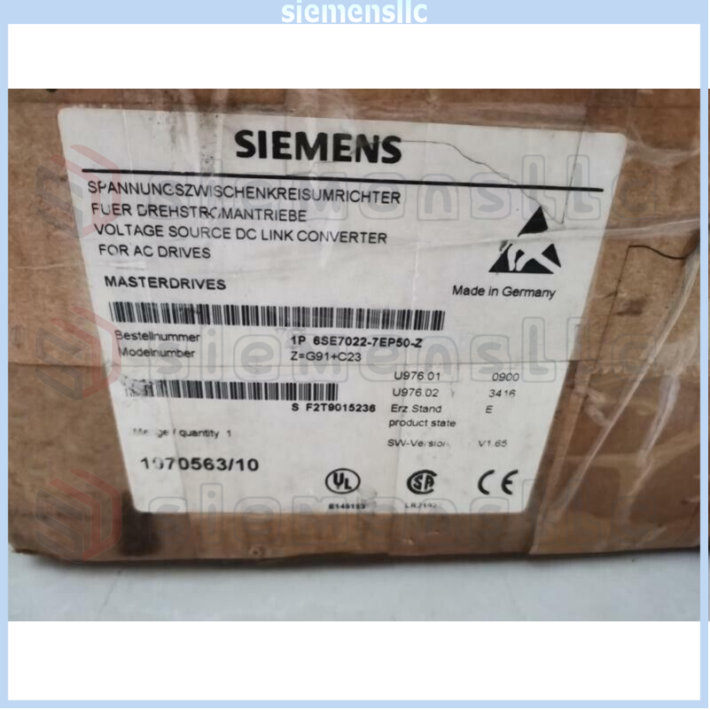 6SE7022-7EP50-Z Siemens Frequency Converter Expedited Shipping UPS Express GQ