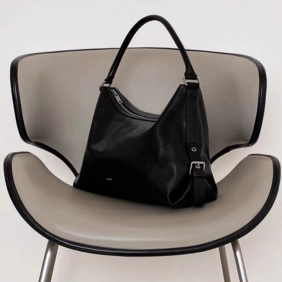 STAND OIL Mushy Bag Black Women's Shoulder Bag