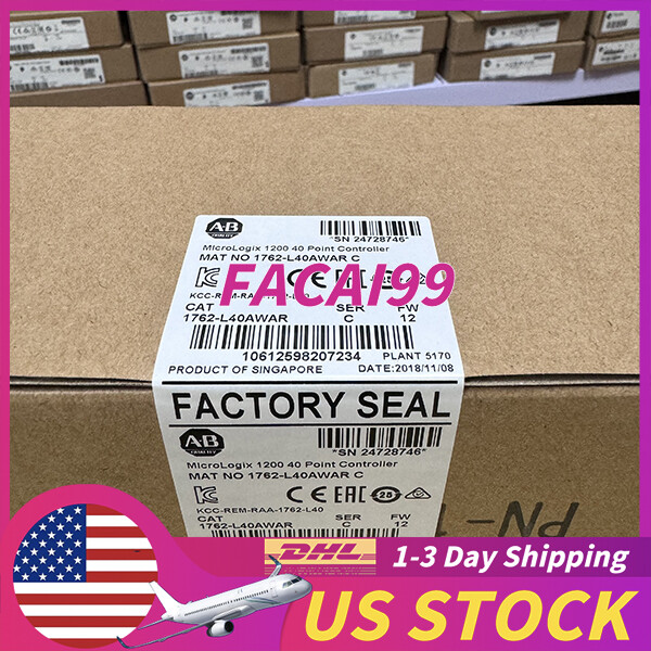 1762-L40AWAR PLC controller in box 1PCS Allen-Bradley New Sealed Free Shipping