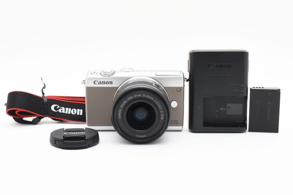 Canon EOS M100 24.2MP Digital Camera Gray Body w/ EF-M 15-45mm IS STM #2577