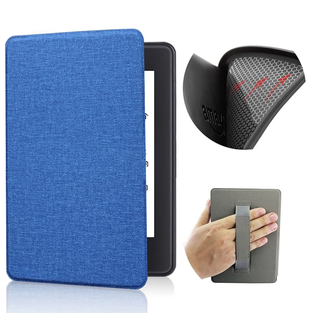 Ultra Slim PU Leather Case with Hand Strap for 7-Inch Kindle Paperwhite