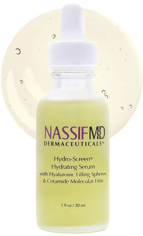 NassifMD Dermaceuticals Hydro-Screen Hyaluronic Acid Serum Sealed. 1 Oz