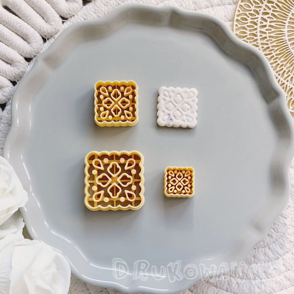 Earring Jewelry Shape Decoration 24 Polymer Clay Cutter For Earring Jewelry