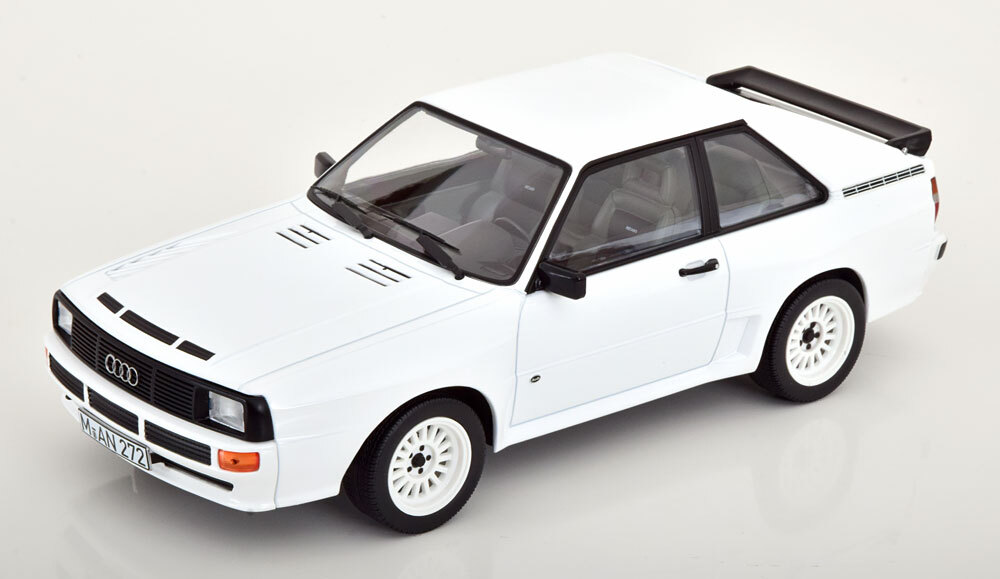 Norev 1/18 Mini Car Diecast Model 1985 Audi Sport Quattro White 17