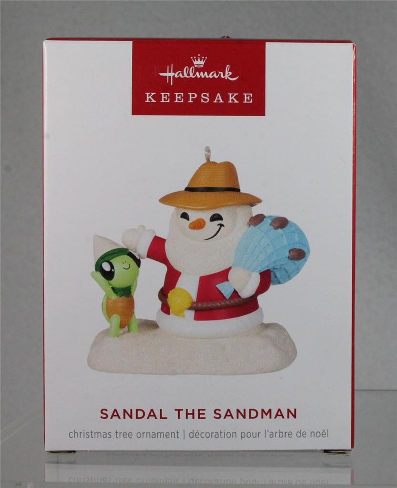 Hallmark Keepsake 2024 Sandal the Sandman Christmas Ornament Set of 2